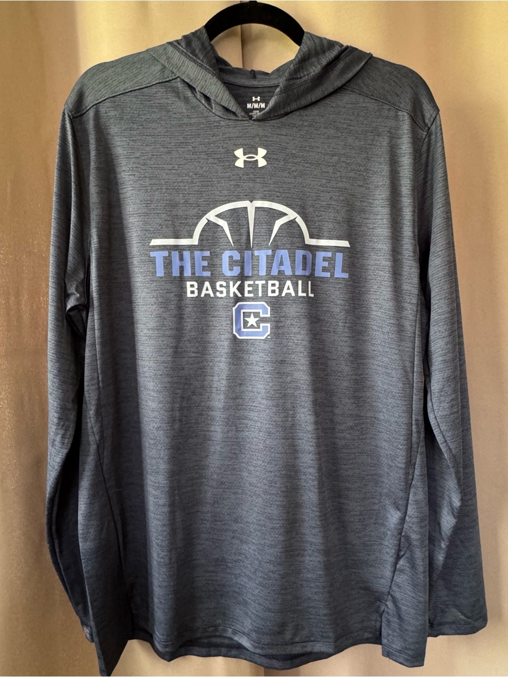 Under Armour, Citadel Men’s Basketball Team Tech Vent Long Sleeve – Player Gear